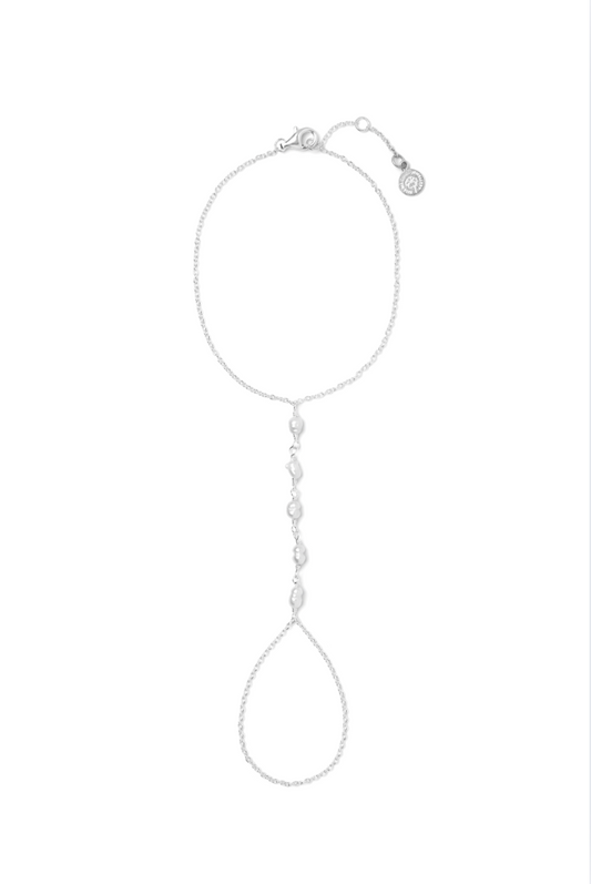 Hand chain Elegance (5 pearls)